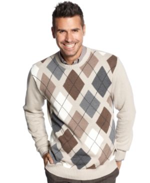 Oscar De La Renta Sweater - menswear- Argyle Sweaters.jpg